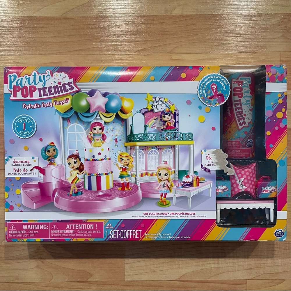 New Party Popteenies - Poptastic Party Playset Gift for kids / girls Toys